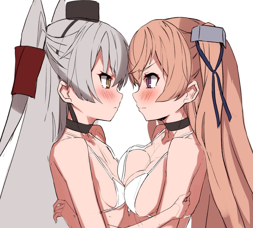 amatsukaze and johnston (kantai collection) drawn by takanashi_kei_(hitsujikan)