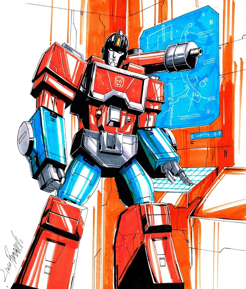 perceptor (transformers and 1 more) drawn by livioramondelli