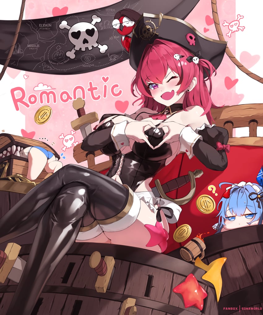 mast, helm, and anchor (goddess of victory: nikke) drawn by sonaworld