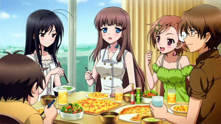kuroyukihime, arita haruyuki, kurashima chiyuri, kurasaki fuuko, and mayuzumi takumu (accel world)