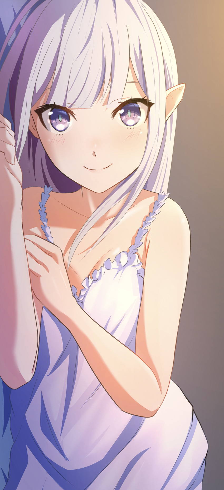 emilia (re:zero kara hajimeru isekai seikatsu) drawn by na-suke