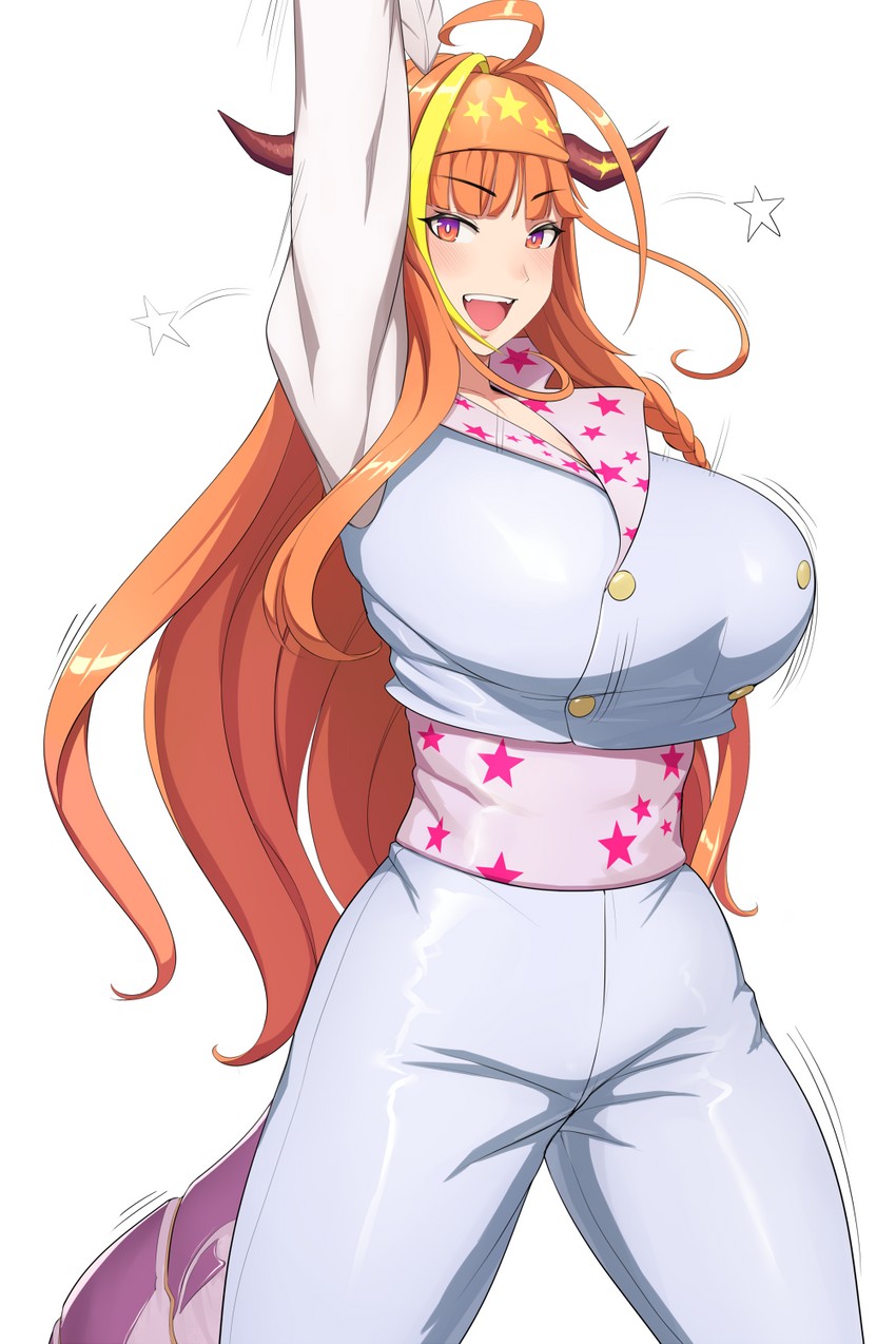 kiryu coco and majima goro (hololive and 2 more) drawn by lvl_(sentrythe2310)