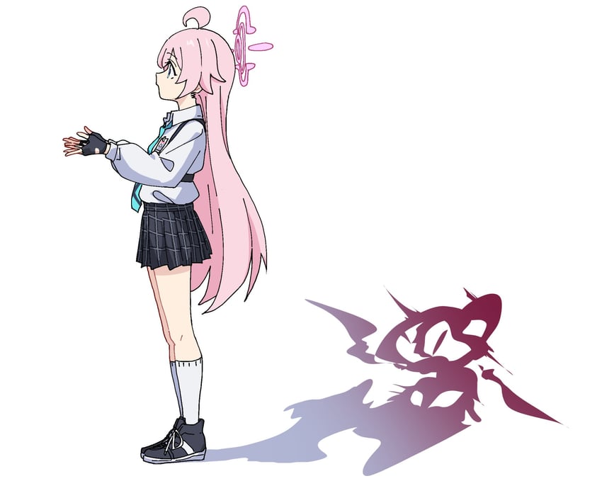hoshino and hoshino terror (blue archive) drawn by momomatang