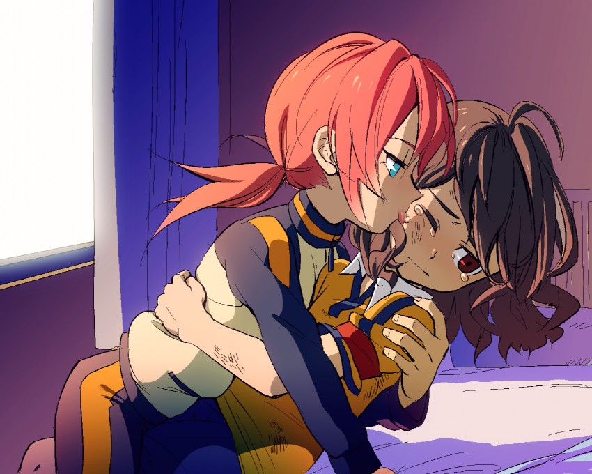 kirino ranmaru and shindou takuto (inazuma eleven and 1 more) drawn by pori_bukuro