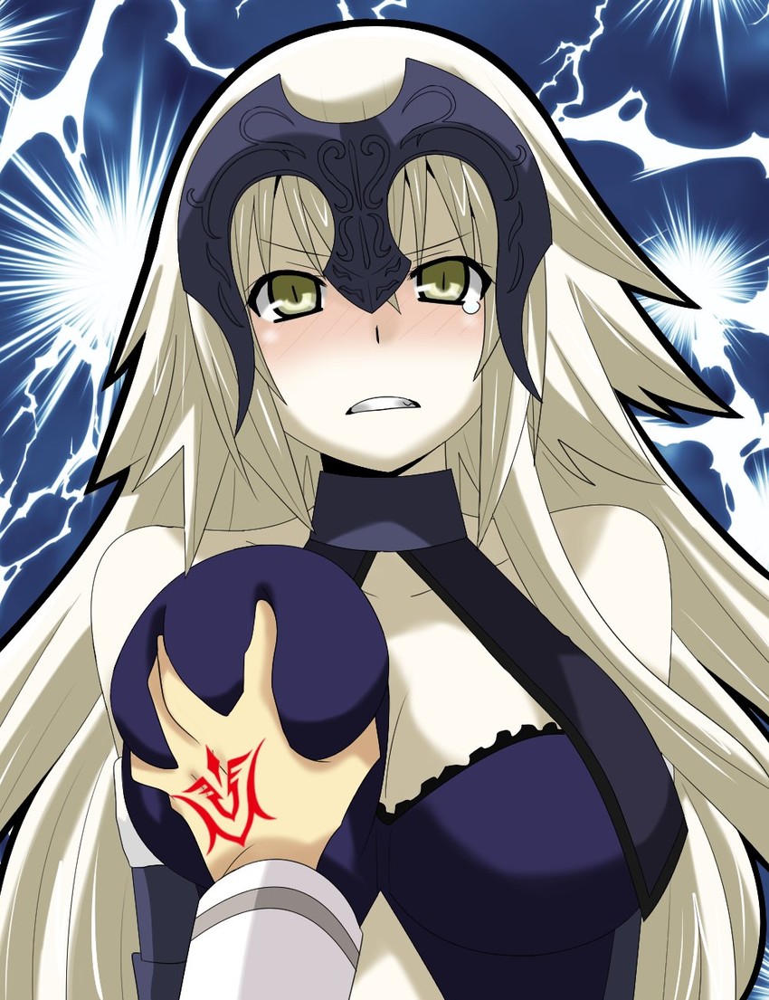 fujimaru ritsuka and jeanne d'arc alter (fate and 1 more) drawn by matsudora124