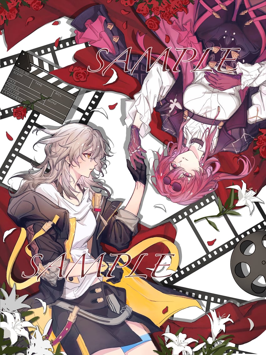 trailblazer, stelle, and kafka (honkai and 1 more) drawn by haiyuan182