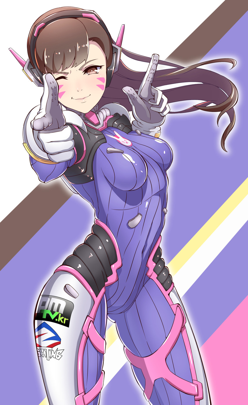 d.va (overwatch and 1 more) drawn by yanagino_(yanagino3)