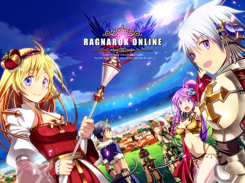 arch bishop, lord knight, ranger, gypsy, stalker, and 1 more (ragnarok online) drawn by nip_sakazuki