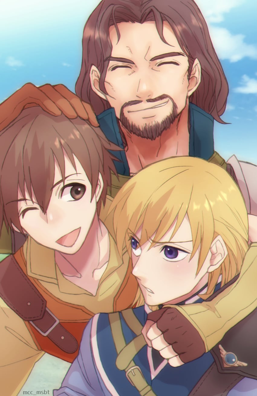 leonardo, edward, and nolan (fire emblem and 1 more) drawn by mcc_msbt