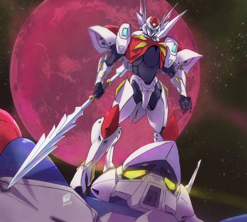 tekkaman blade and pegas (tekkaman blade) drawn by kujira_gunsou