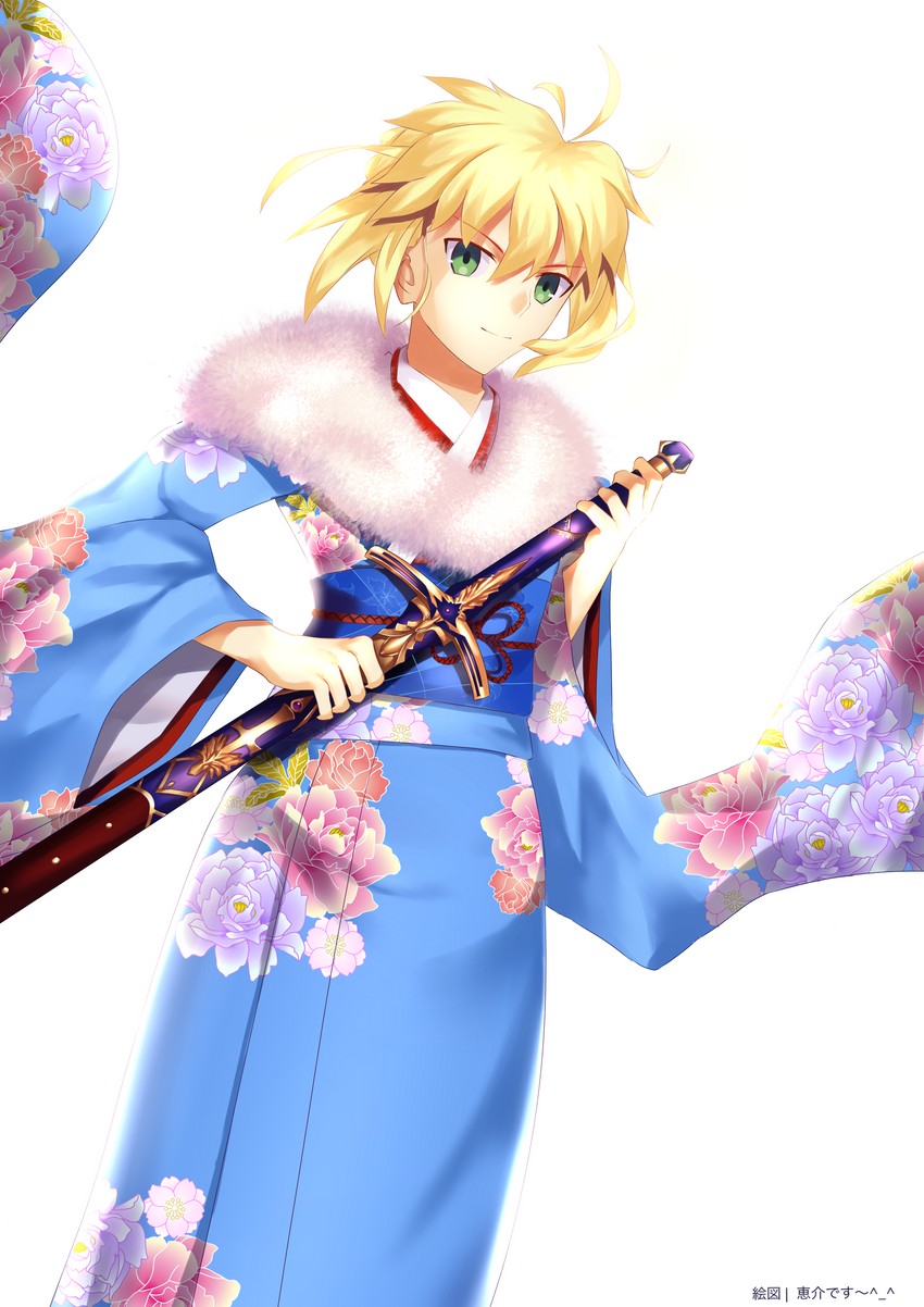artoria pendragon and saber (fate and 1 more) drawn by keisuke_desu~