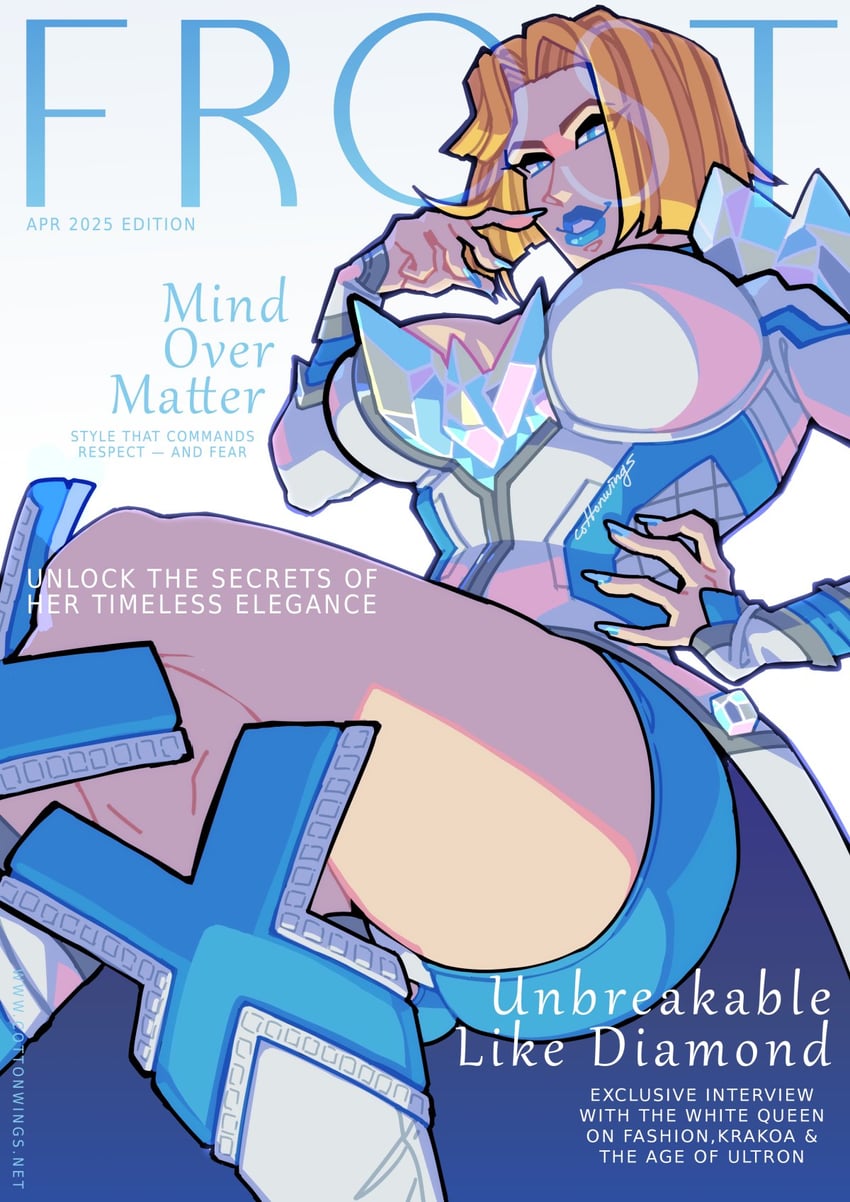 emma frost (marvel and 2 more) drawn by cottonwings