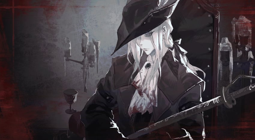 lady maria of the astral clocktower (bloodborne) drawn by jiao_chang