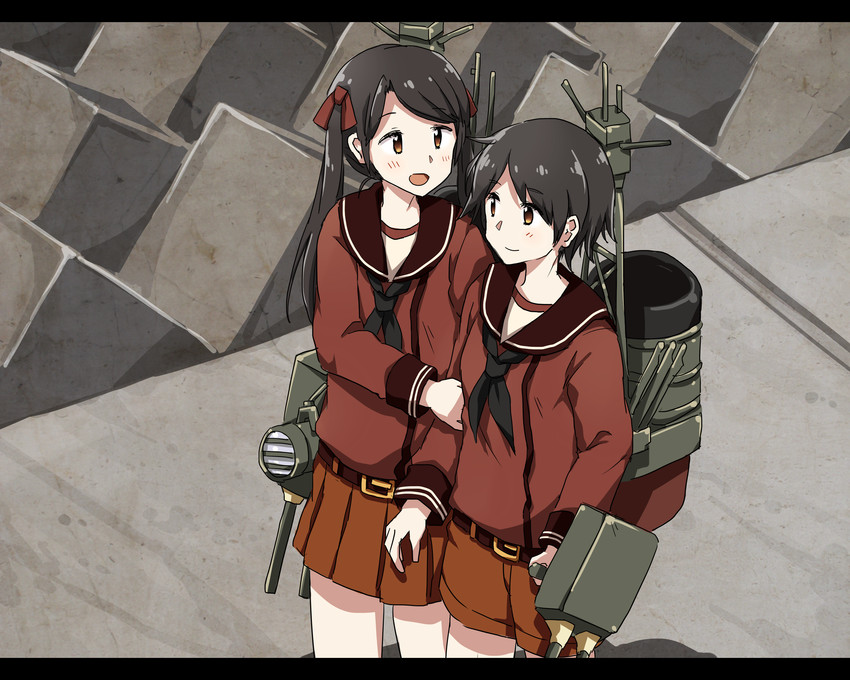 mogami and mikuma (kantai collection) drawn by any_(lucky_denver_mint)