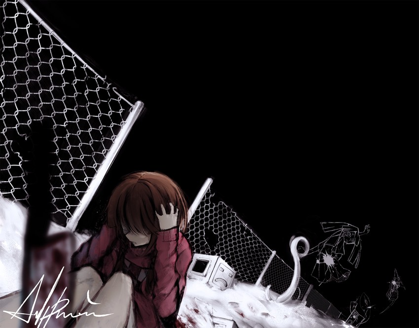 madotsuki, monoko, toriningen, kasei-san, and tokuto-kun (yume nikki) drawn by anhypnosis