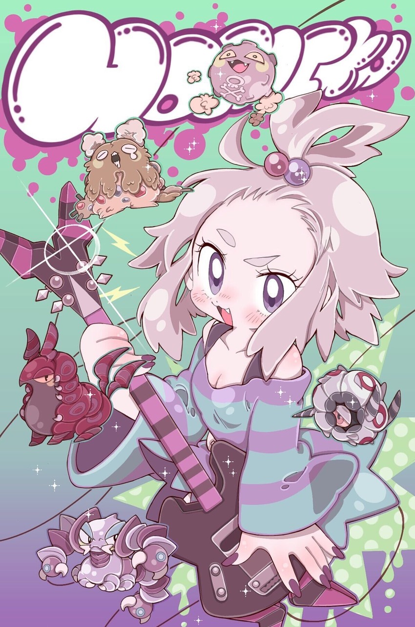 roxie, scolipede, koffing, garbodor, drapion, and 1 more (pokemon and 1 more) drawn by mum024