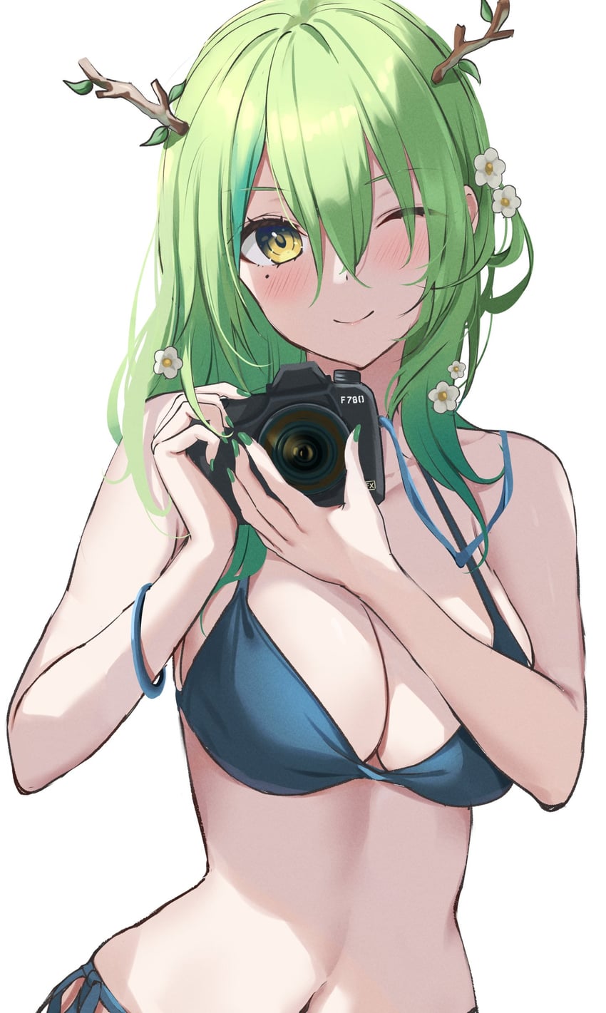 ceres fauna (hololive and 1 more) drawn by udonpan