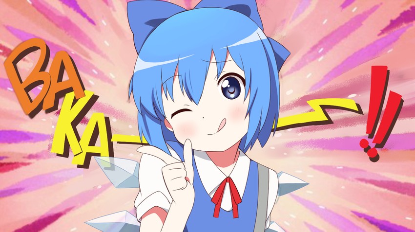 cirno (touhou and 1 more) drawn by linda_b