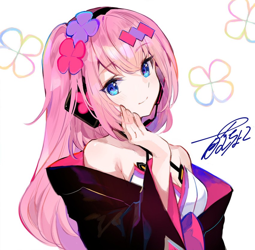 megurine luka and magical mirai luka (vocaloid and 1 more) drawn by fuzichoco