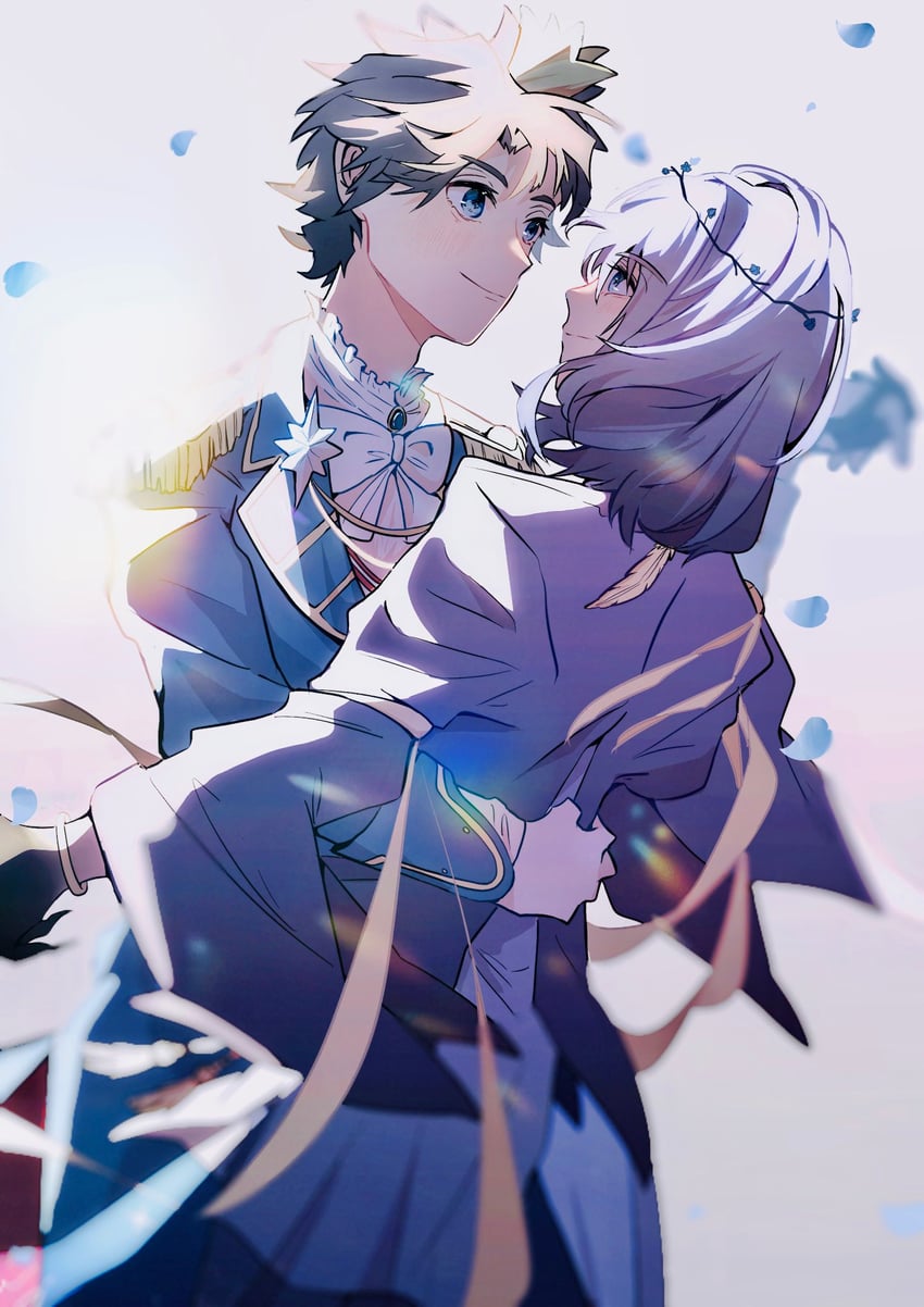 fujimaru ritsuka and oberon (fate and 1 more) drawn by yu_(yyy6_y1_yy7)