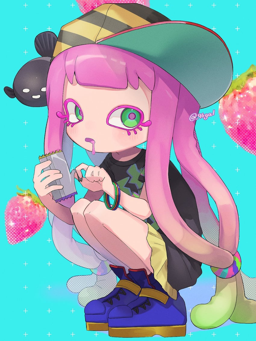 harmony and harmony's clownfish (splatoon) drawn by sabata_saba