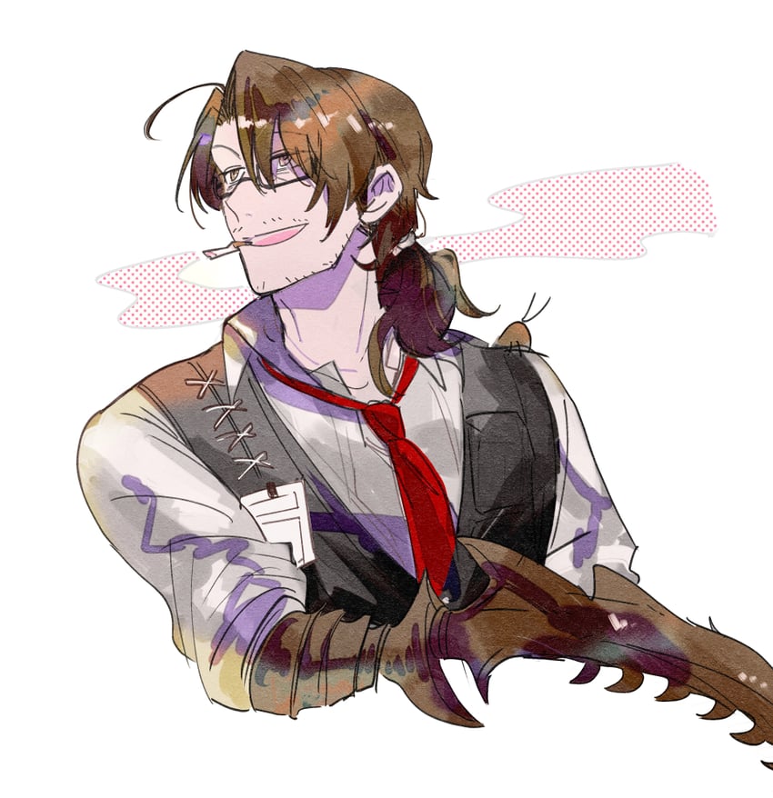 gregor (project moon and 1 more) drawn by ko_bammm