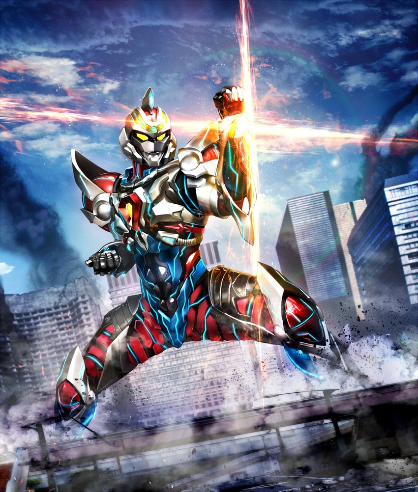 gridman (gridman universe and 1 more) drawn by masukudo_(hamamoto_hikaru)