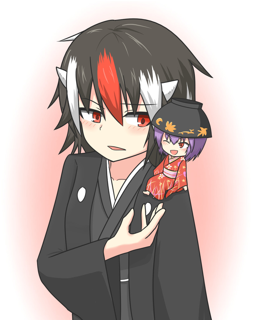kijin seija and sukuna shinmyoumaru (touhou) drawn by mega_yukke
