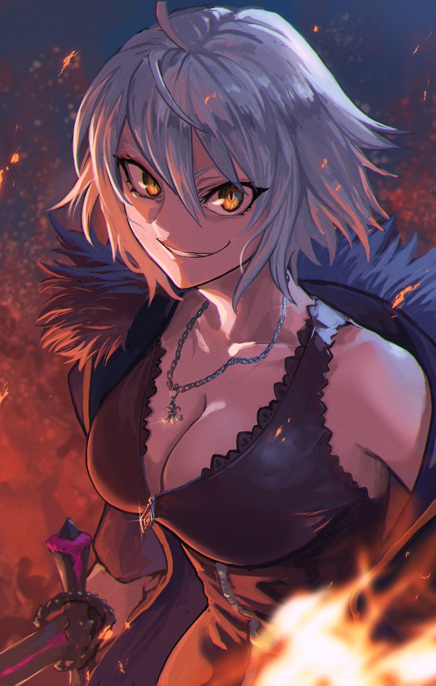 jeanne d'arc alter (fate and 1 more) drawn by lc_butter