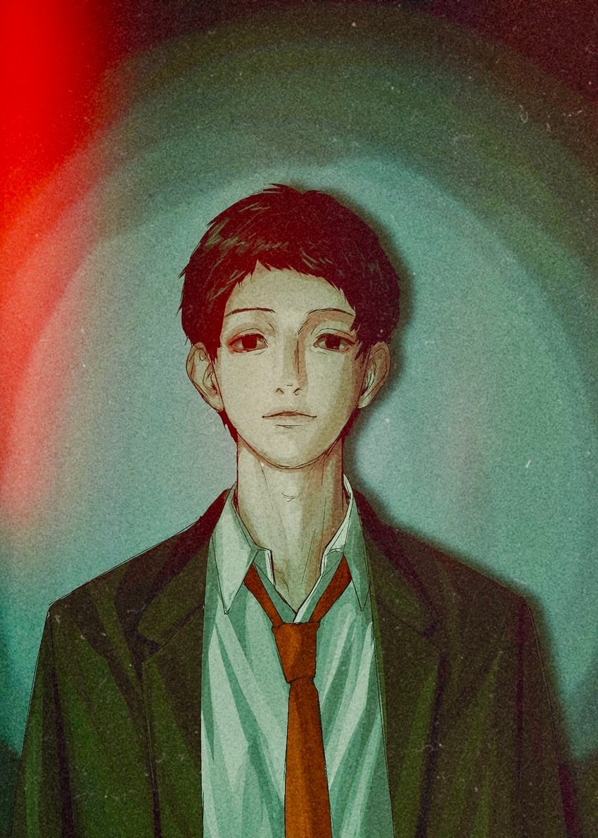 adachi tooru (persona and 1 more) drawn by amikoiiko