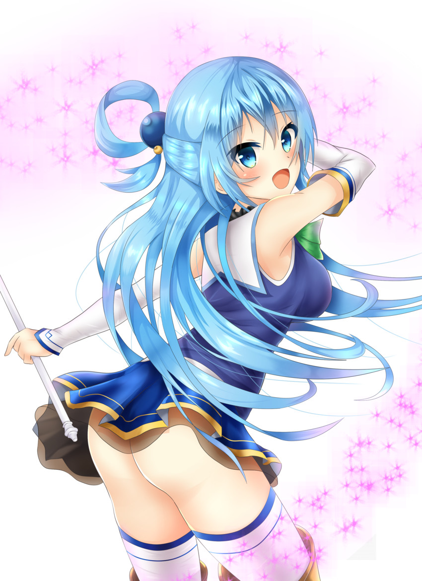 aqua (kono subarashii sekai ni shukufuku wo!) drawn by amagi_korona