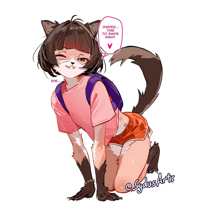 dora marquez (dora the explorer) drawn by sydus