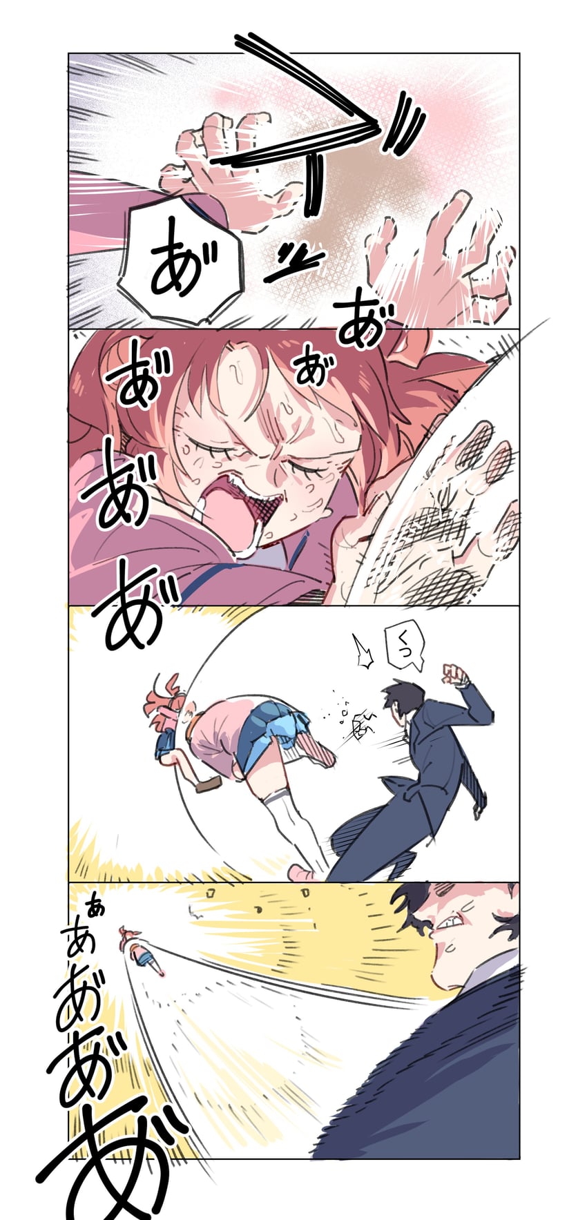 producer, hanami ume, and hanami saki (idolmaster and 1 more) drawn by oshake