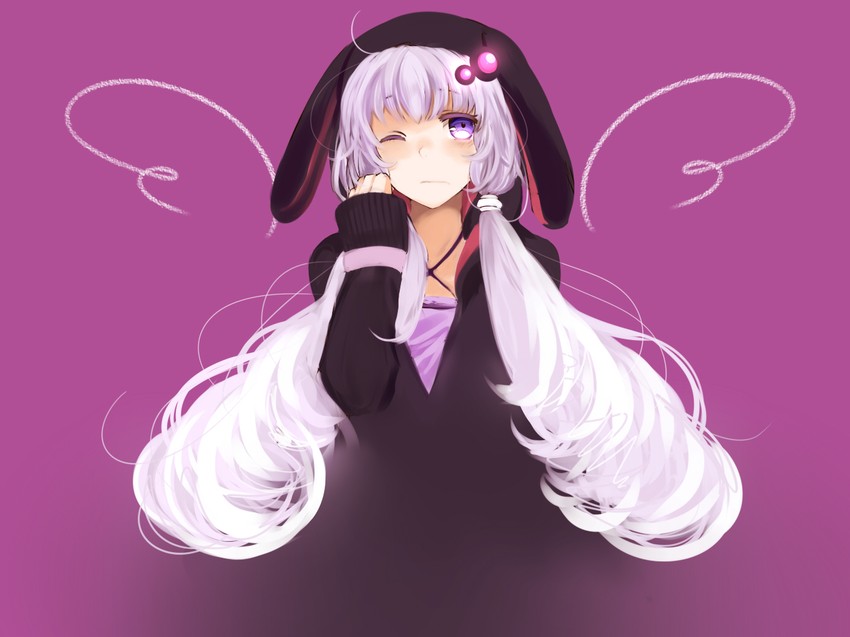 yuzuki yukari (vocaloid and 1 more) drawn by piku_(rilaedo)