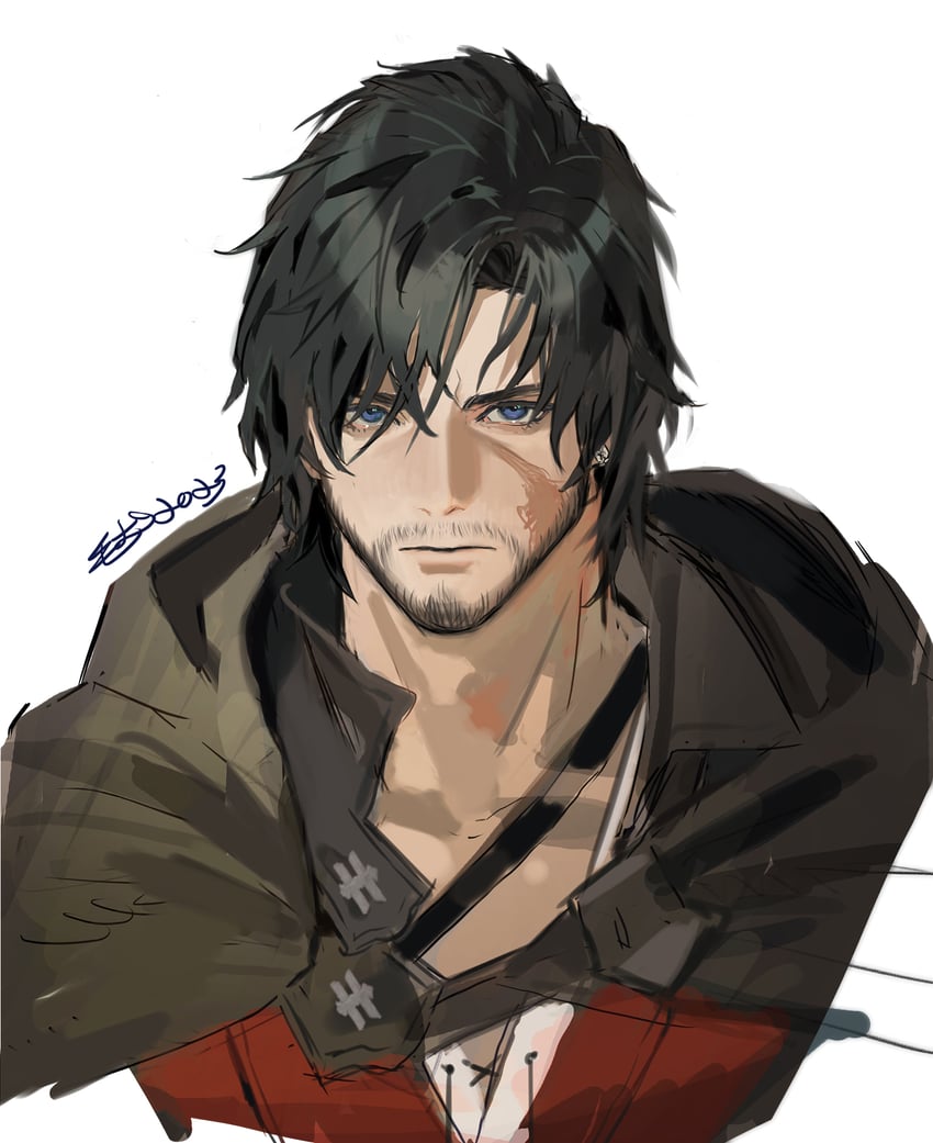 clive rosfield (final fantasy and 1 more) drawn by mao_qiu_mao_qiu