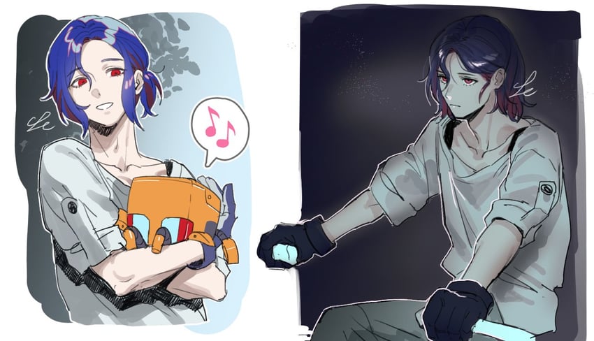 shuji ito and conch (gundam and 1 more) drawn by se_(hanahide)