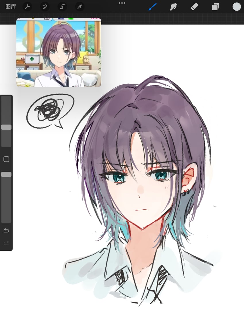 asakura toru (idolmaster and 1 more) drawn by ushio0104