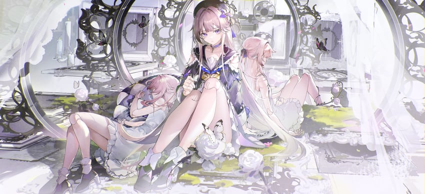 herta (honkai and 1 more) drawn by bai_qi-qsr
