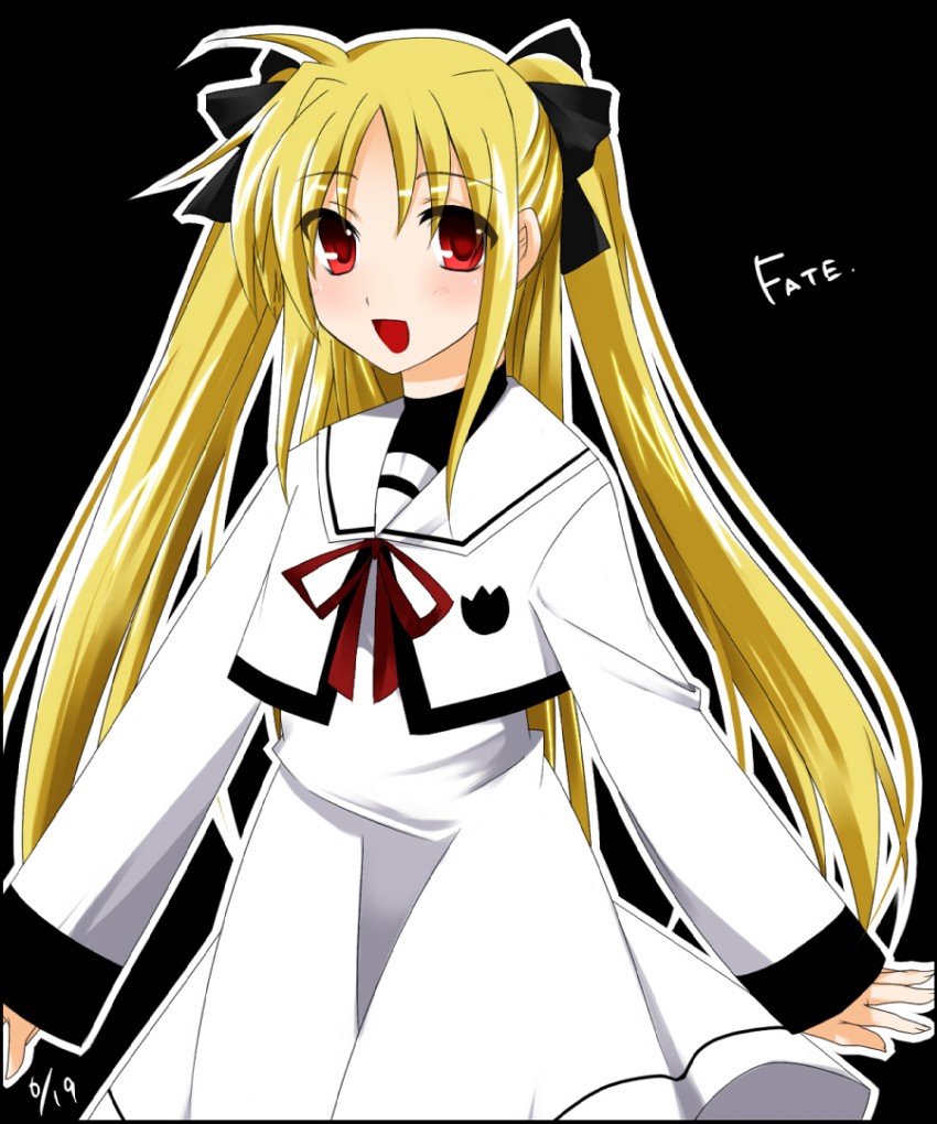 fate testarossa (lyrical nanoha and 2 more) drawn by shuu_(pixiv503941)