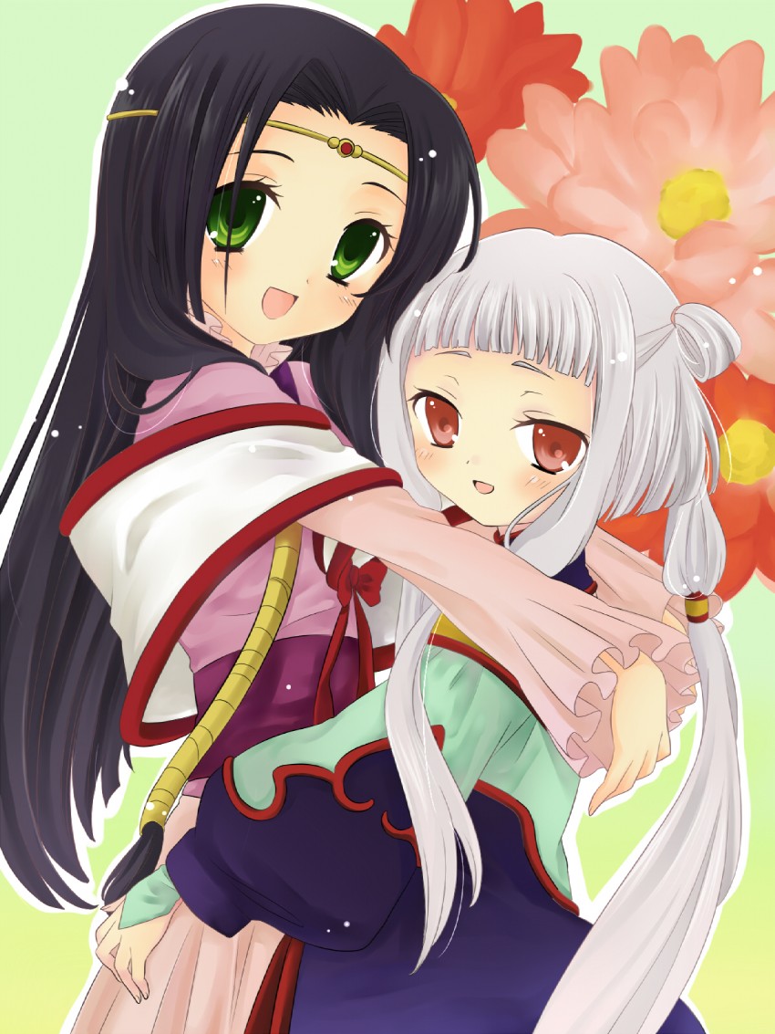 tianzi and sumeragi kaguya (code geass) drawn by hanabana_tsubomi