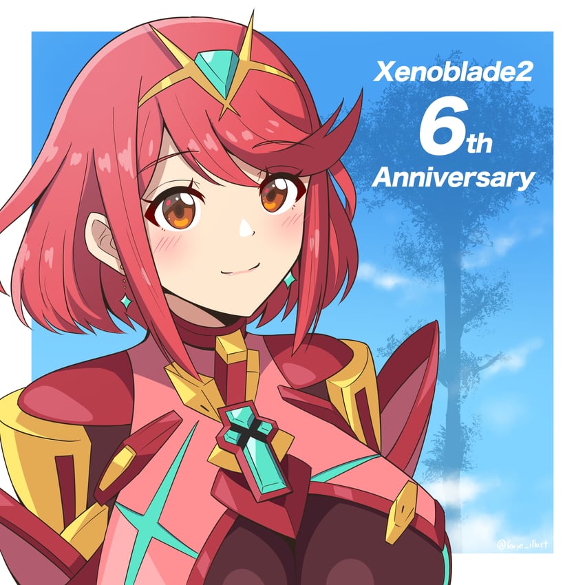 pyra (xenoblade chronicles and 1 more) drawn by ryochan96154