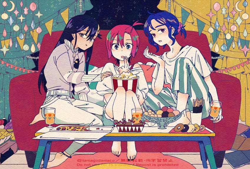 amate yuzuriha, haro, shuji ito, nyaan, and conch (gundam and 1 more) drawn by tamagodamaco