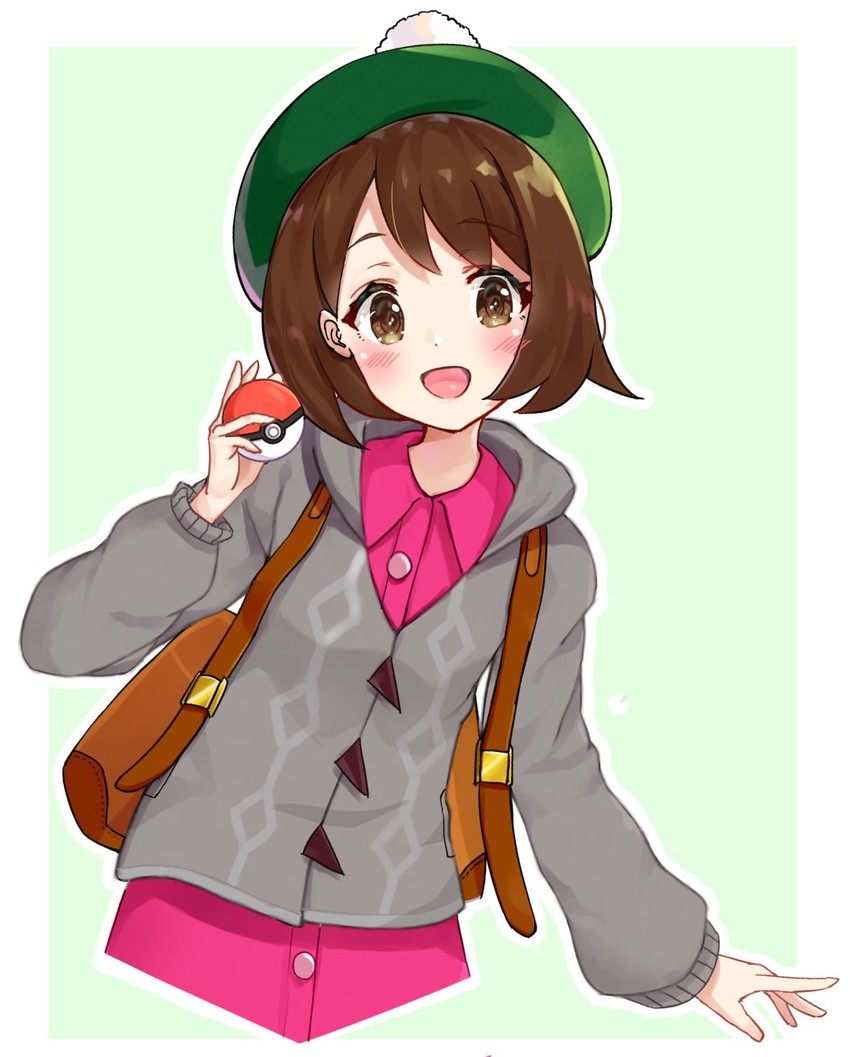 gloria (pokemon and 1 more) drawn by racchi.