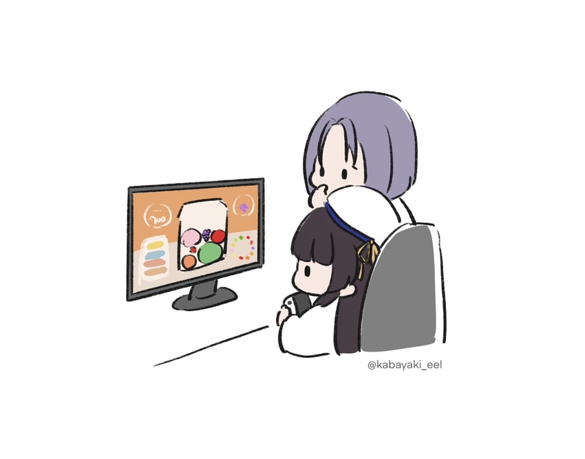morimoto yuni and kagawa makina (assault lily and 1 more) drawn by kabayaki_(kabayaki_eel)