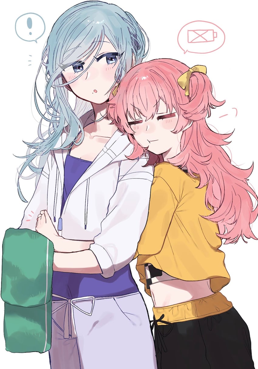 momoi airi and hinomori shizuku (project sekai) drawn by motoma0505