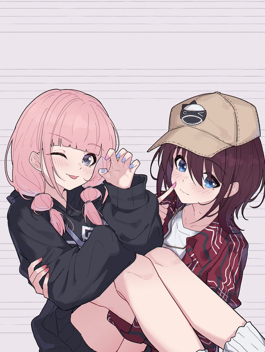 iseri nina and hina (girls band cry) drawn by yun_cao_bing