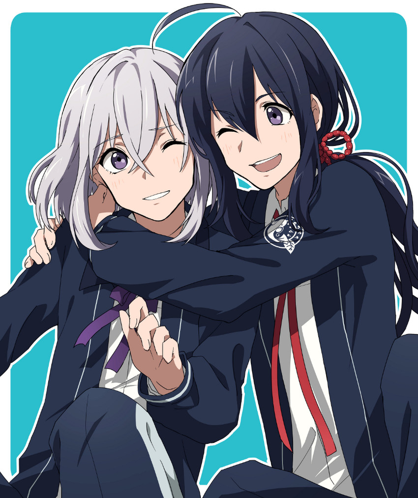 namazuo toushirou and honebami toushirou (touken ranbu) drawn by matsuki_(mikipingpong)