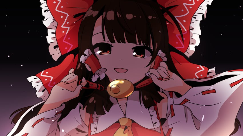 hakurei reimu (touhou and 1 more) drawn by fantouhoumusic