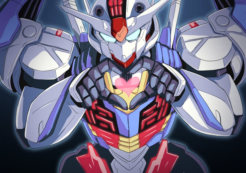 gundam aerial (gundam and 1 more) drawn by ka-9