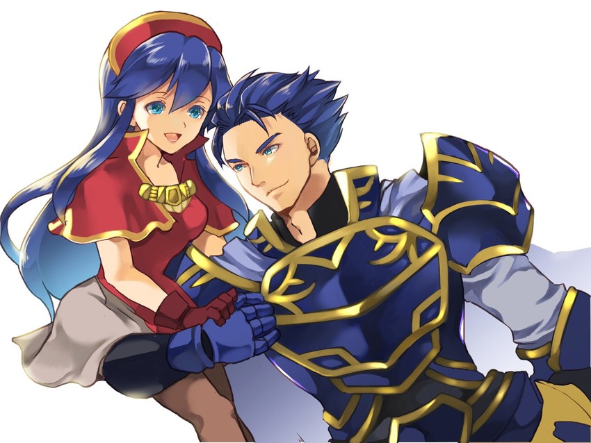 lilina and hector (fire emblem and 2 more) drawn by renkonmatsuri